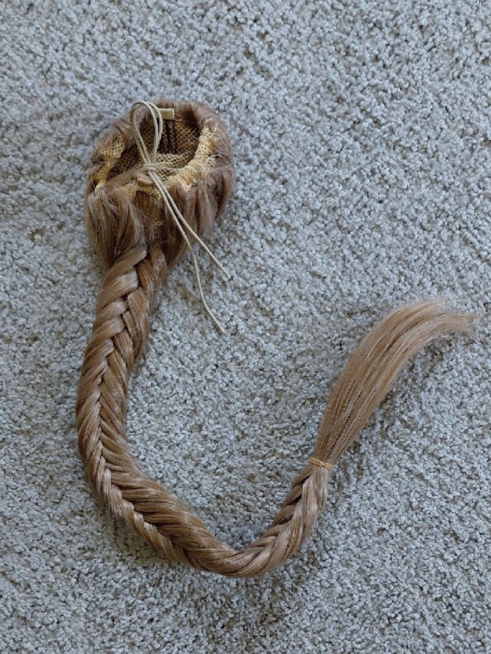 Blonde Fishtail Braided Hairpiece - Natural Blonde 24 Inches Long